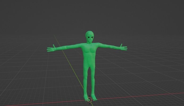 alien Free 3D model_4