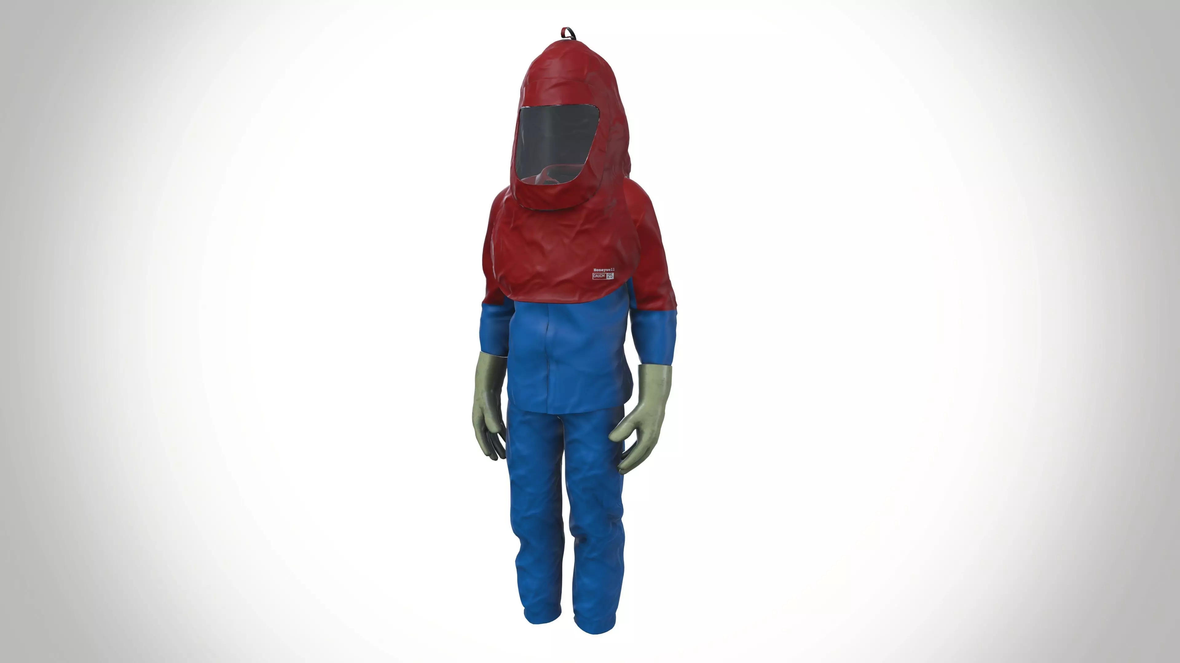 Hazmat Chemical Safety Suit 3D model