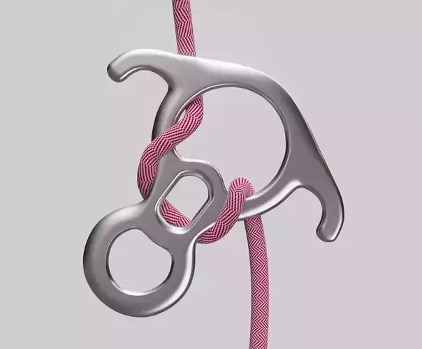 Climbing Carabiner Clip Figure 8 Free