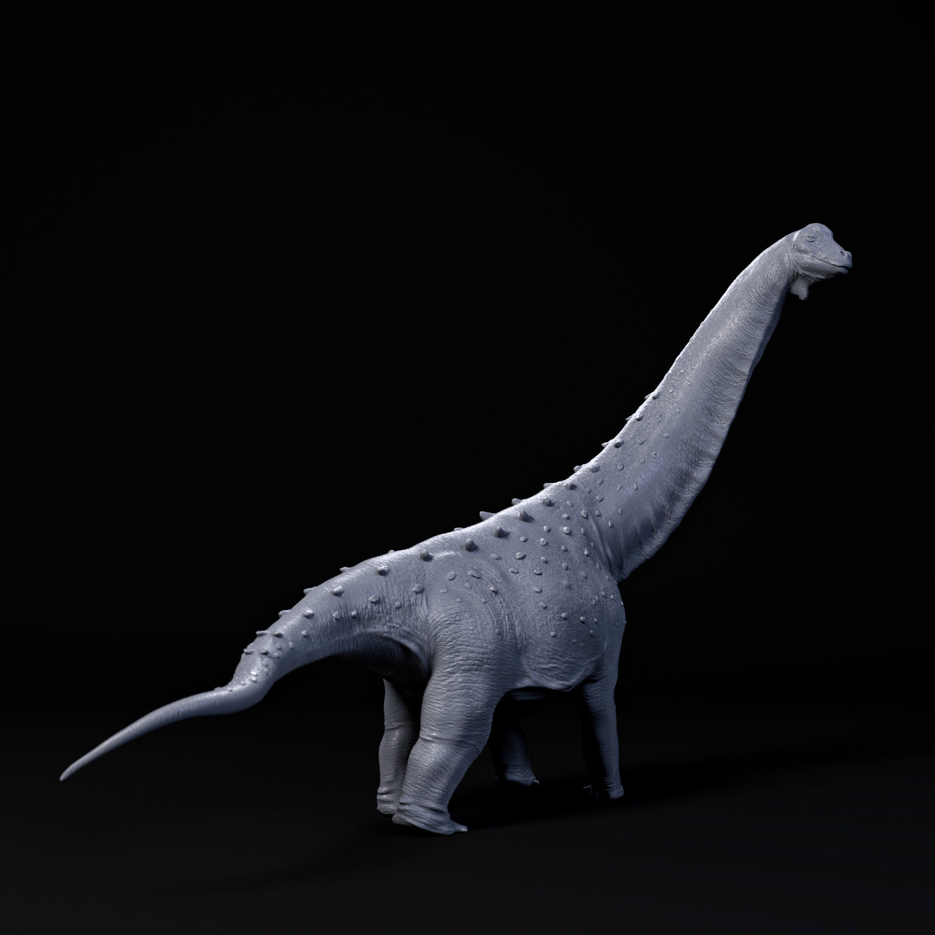 Magyarosaurus walking 1-35 scale pre-supported dinosaur sauropod 3D print model_2