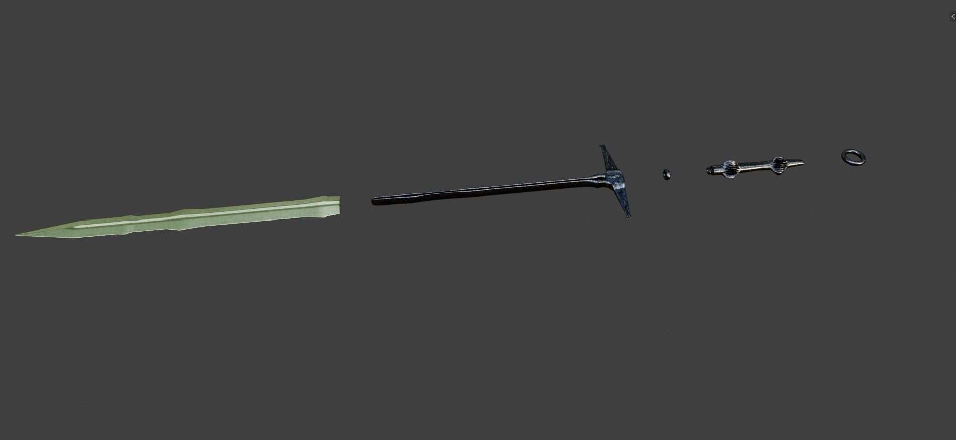 Viridian Shadowblade-3D Model 3D model_2