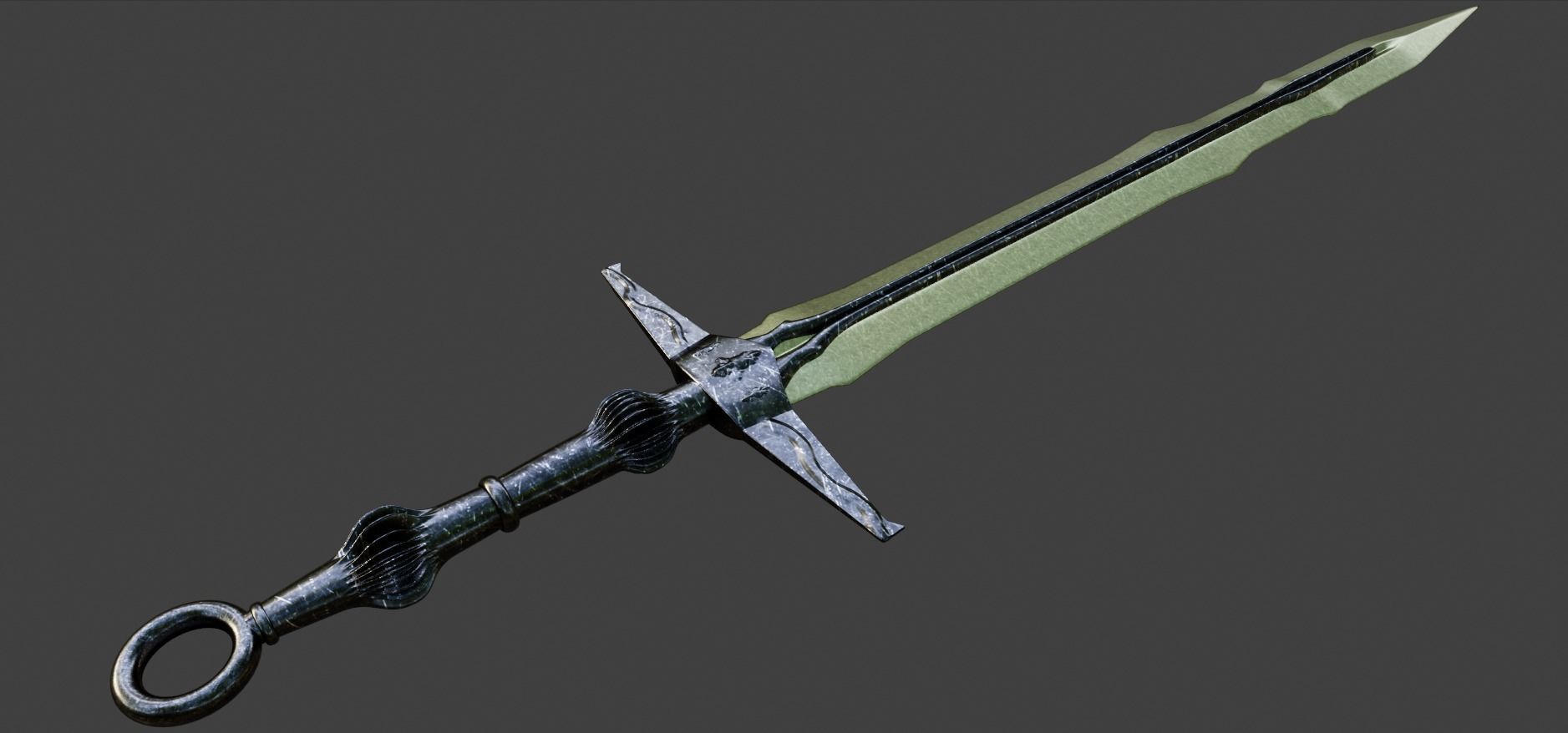 Viridian Shadowblade-3D Model 3D model_1