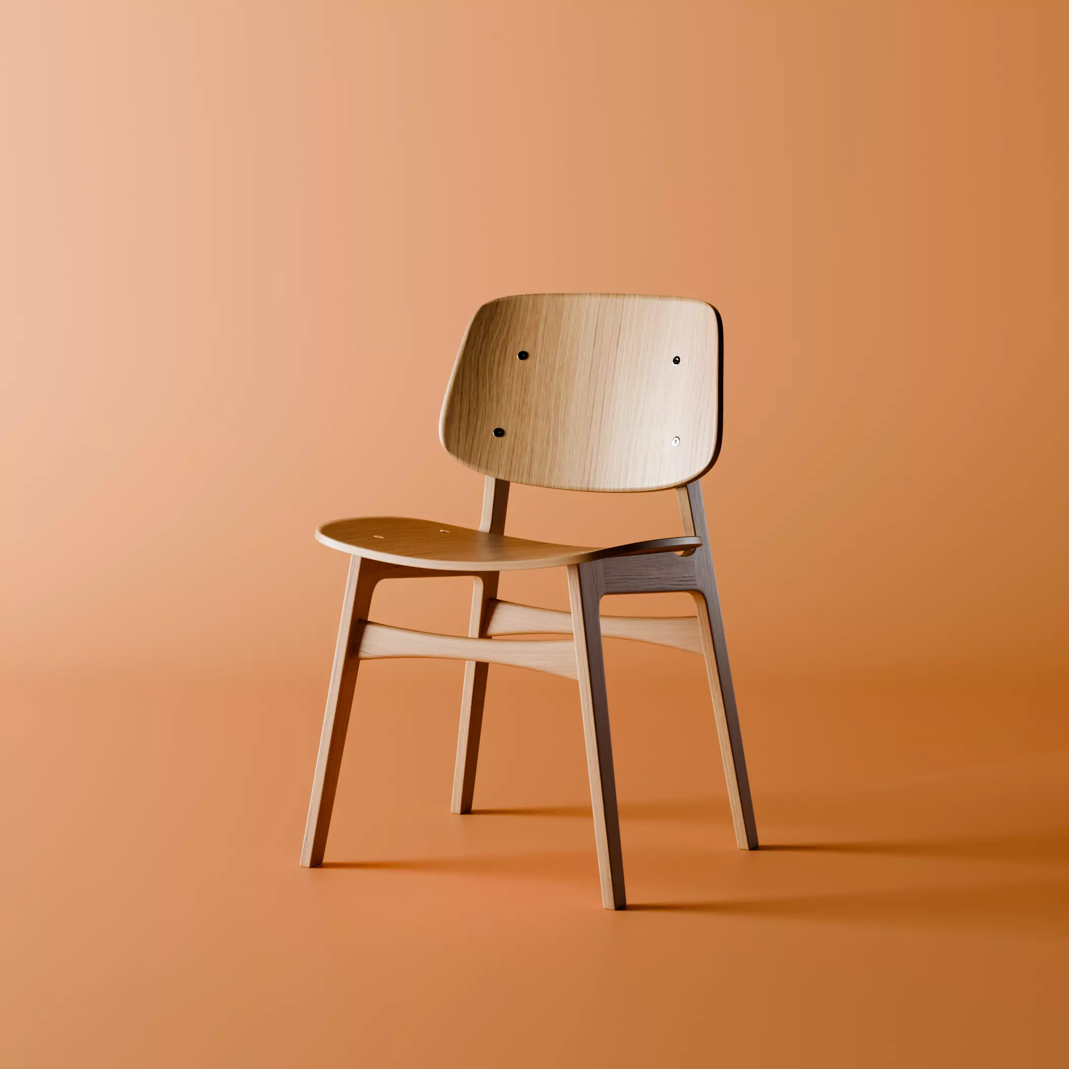 The Soborg chair 3D model_0