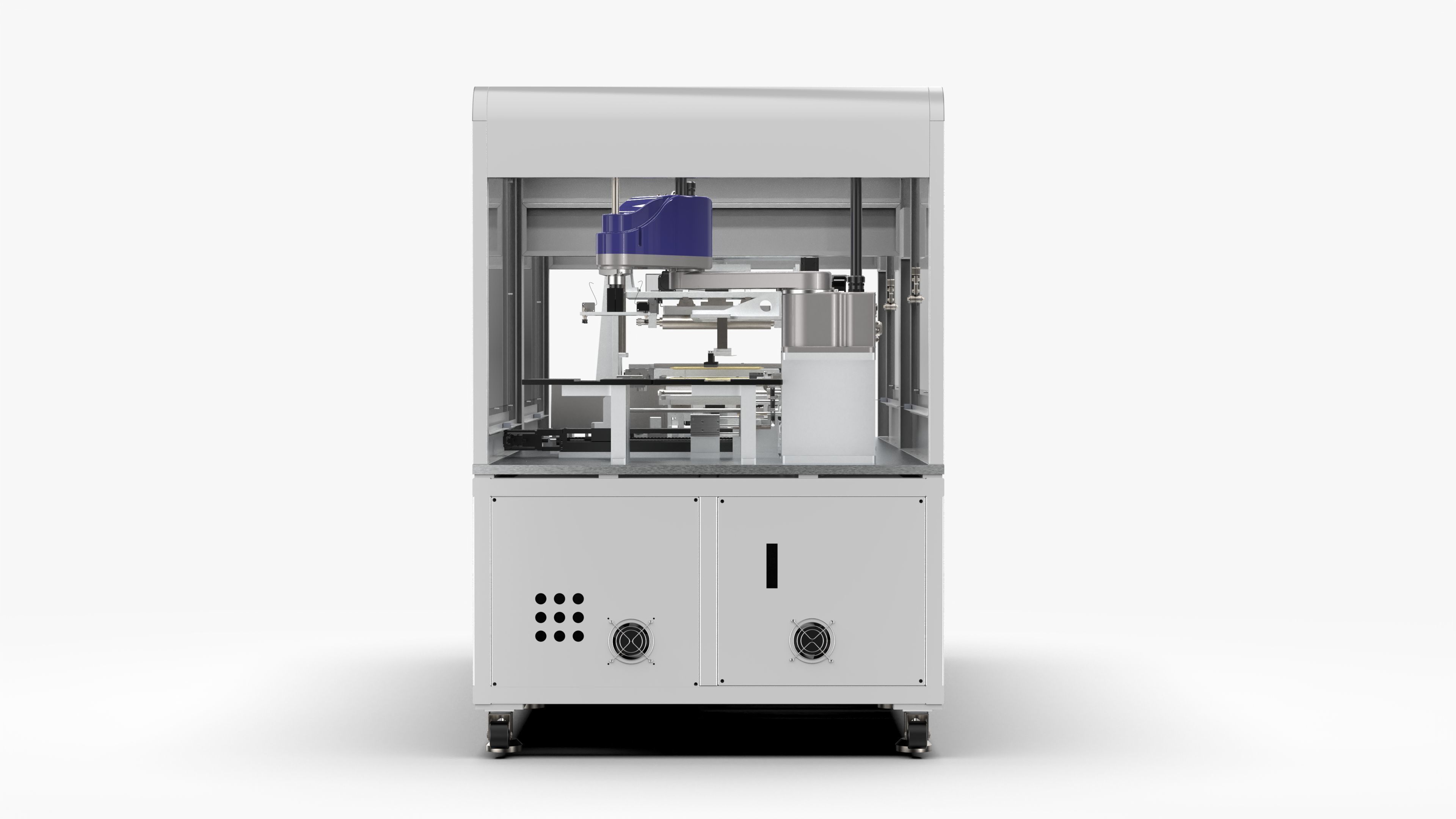 Automatic Copper Tube Full Circle Detection and Oiling Machine 3D model_7