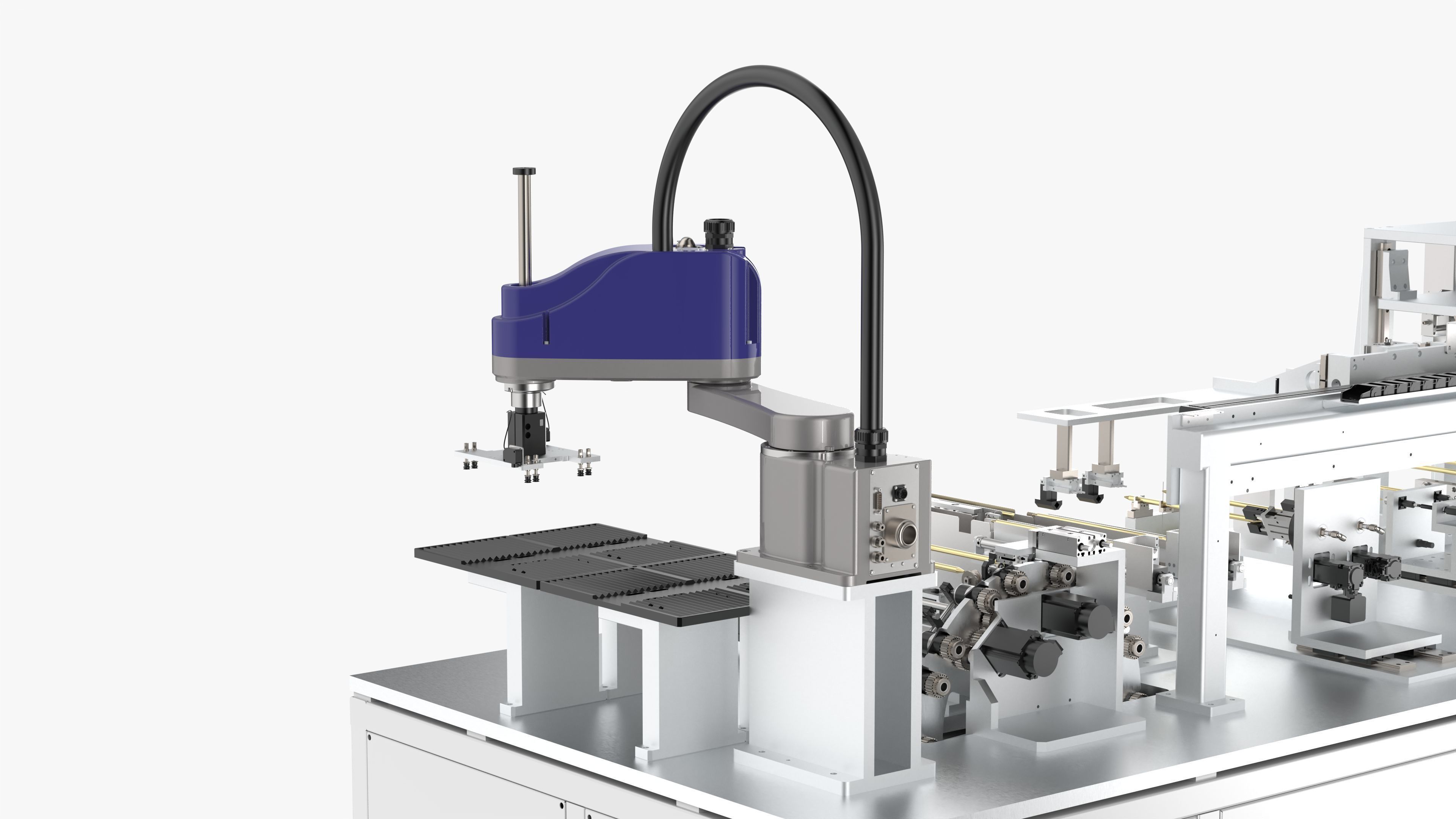 Automatic Copper Tube Full Circle Detection and Oiling Machine 3D model_9