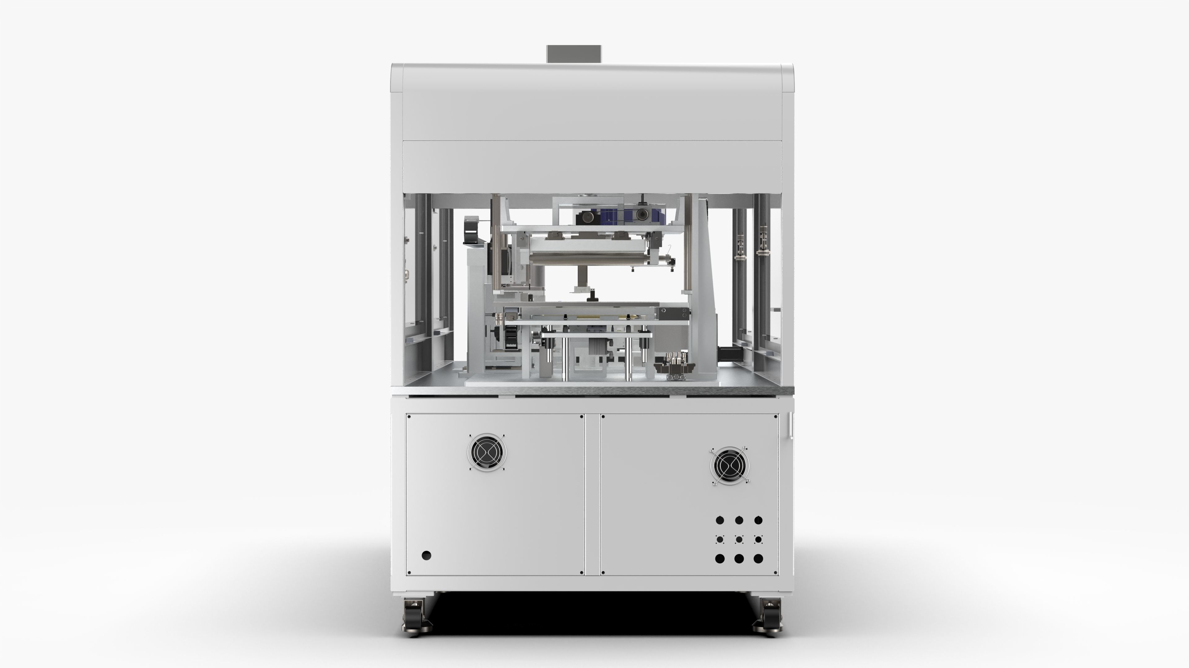 Automatic Copper Tube Full Circle Detection and Oiling Machine 3D model_3