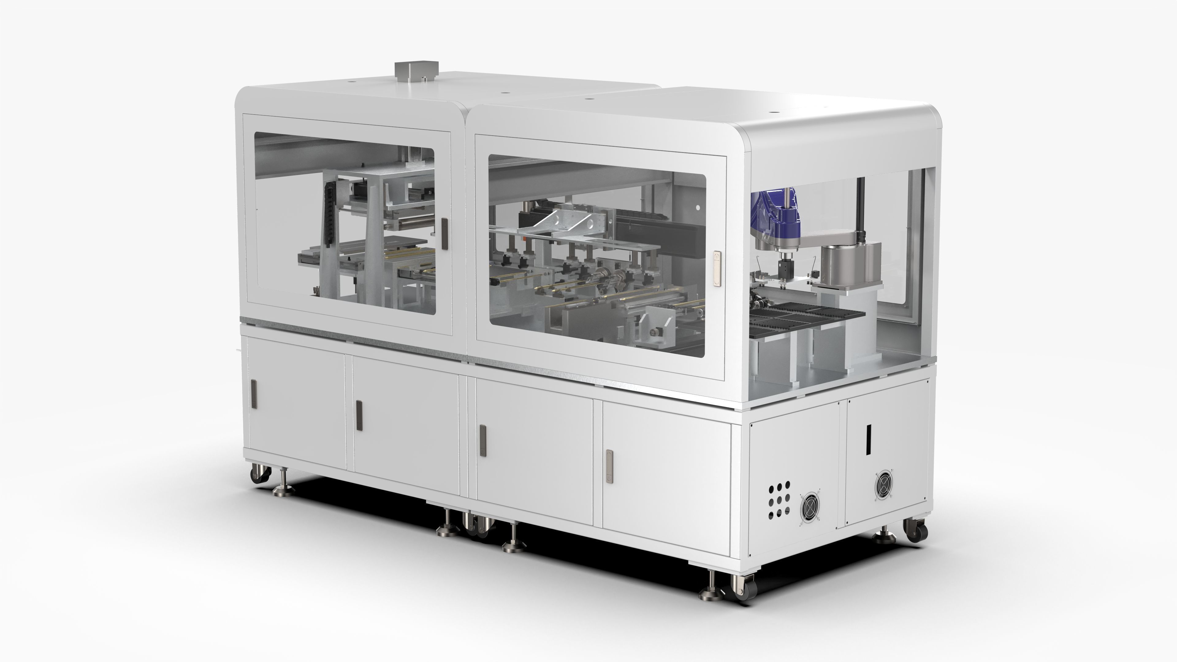 Automatic Copper Tube Full Circle Detection and Oiling Machine 3D model_5