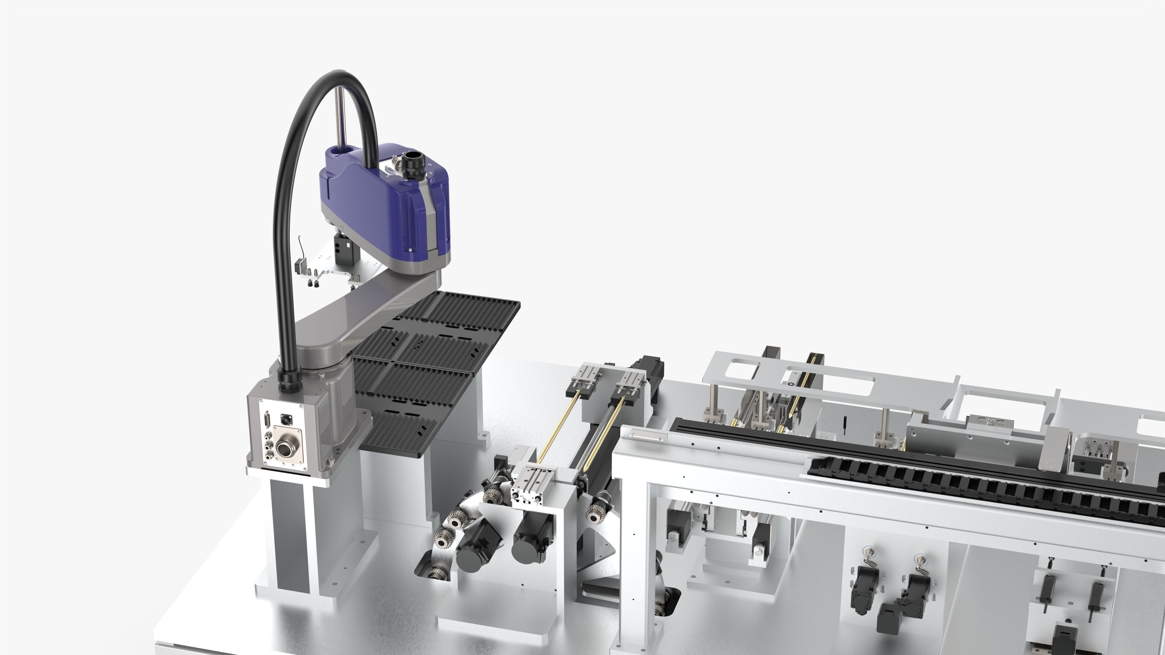 Automatic Copper Tube Full Circle Detection and Oiling Machine 3D model_18