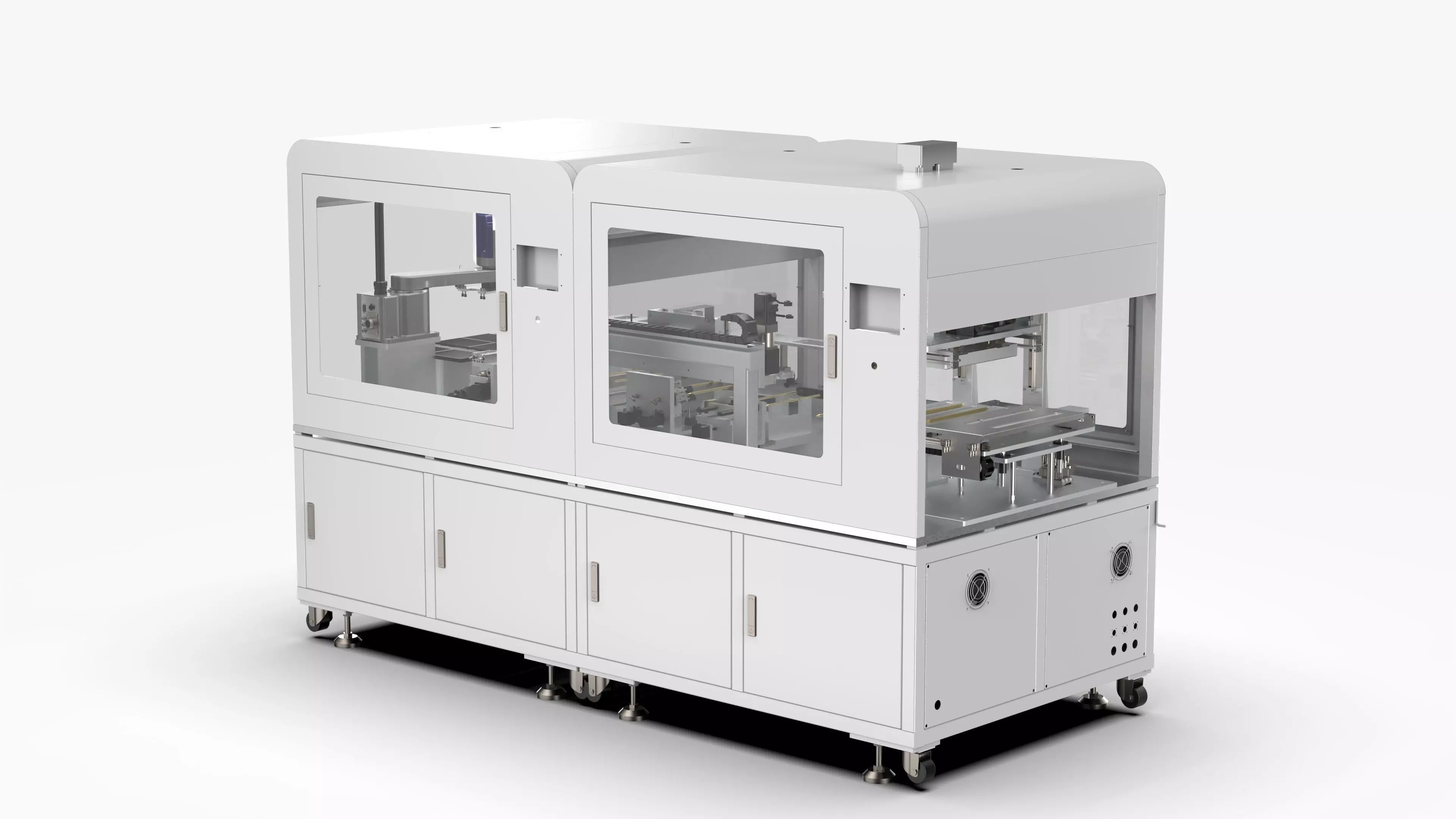 Automatic Copper Tube Full Circle Detection and Oiling Machine 3D model_0