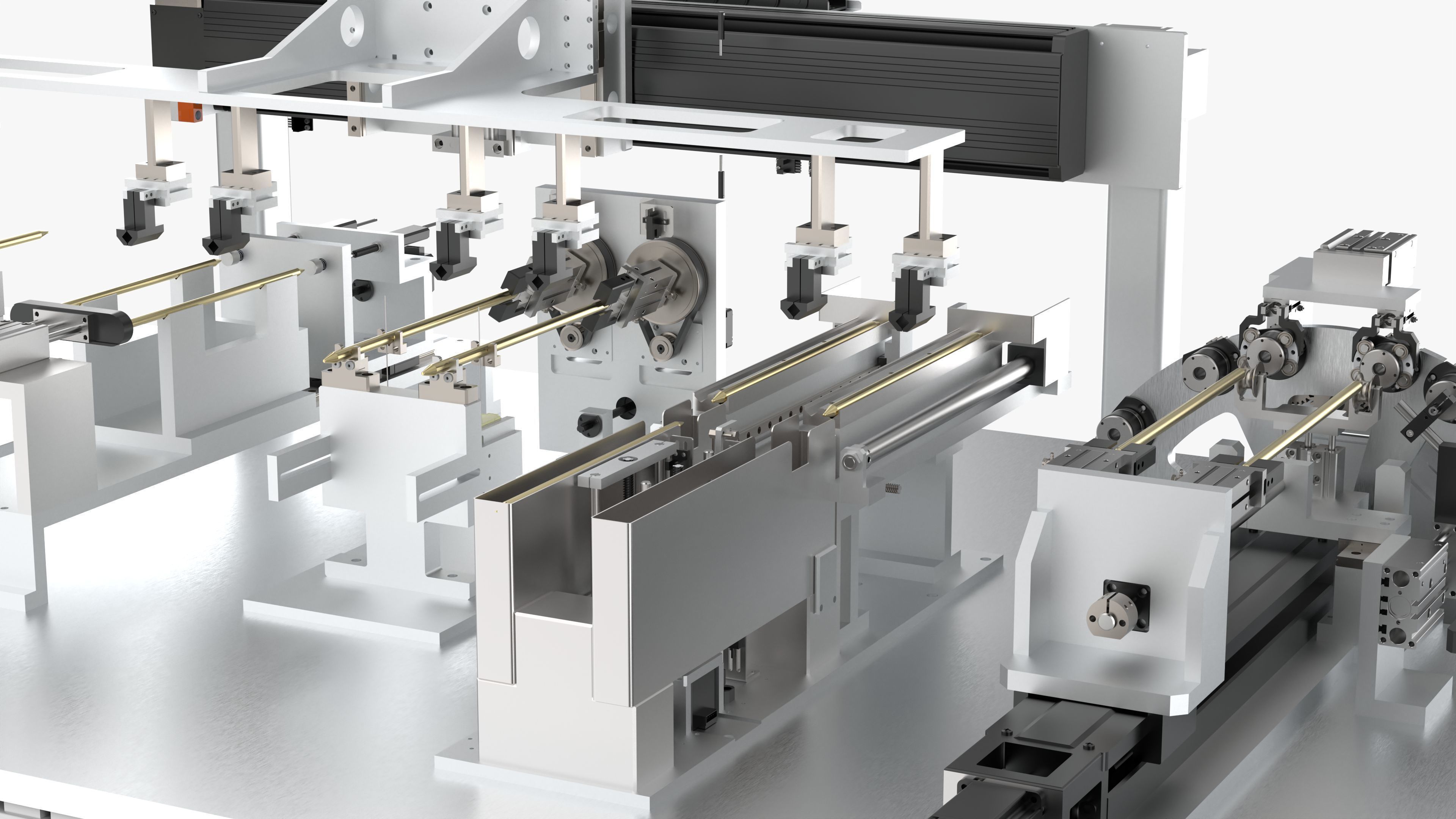 Automatic Copper Tube Full Circle Detection and Oiling Machine 3D model_19