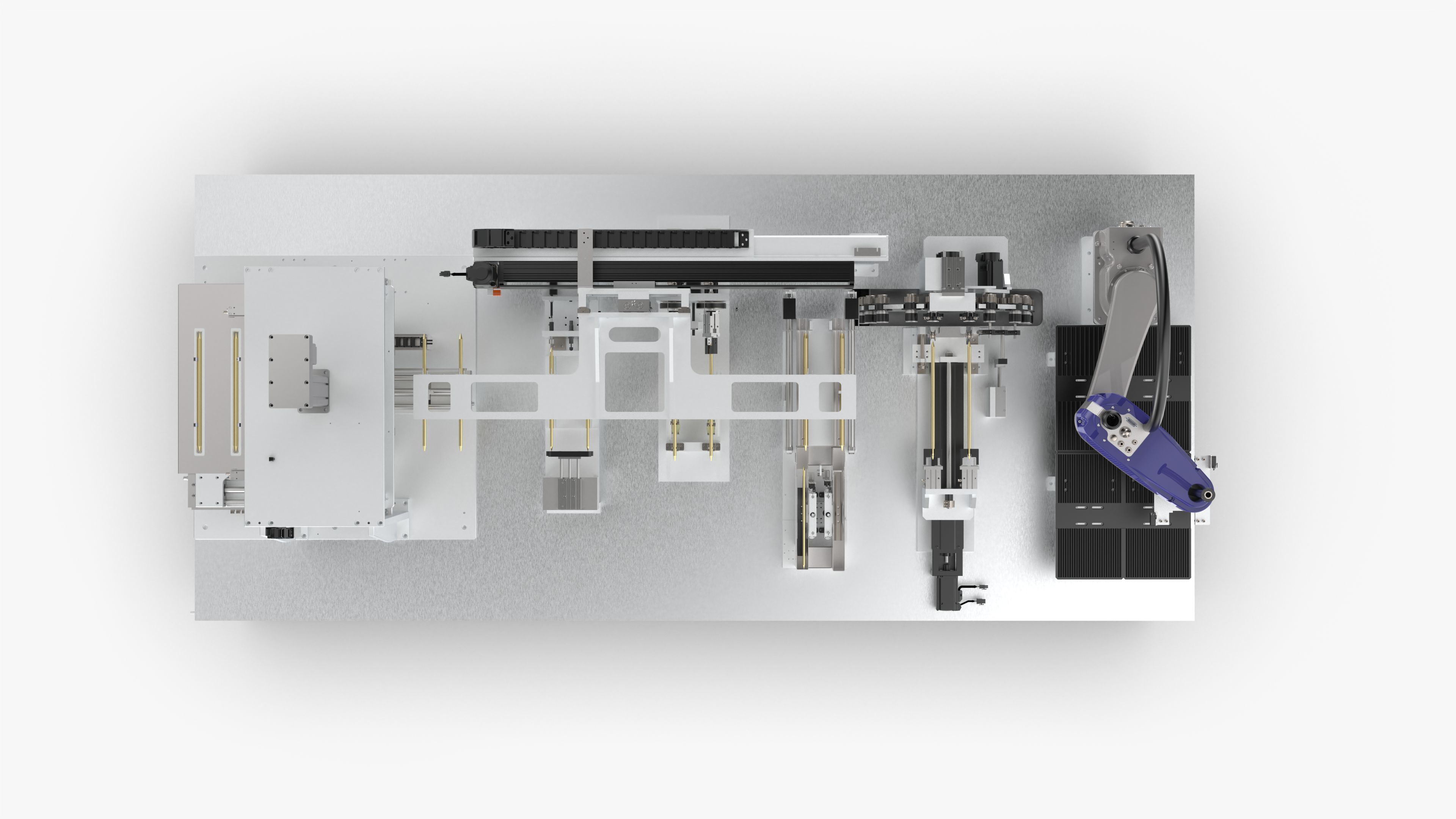 Automatic Copper Tube Full Circle Detection and Oiling Machine 3D model_15