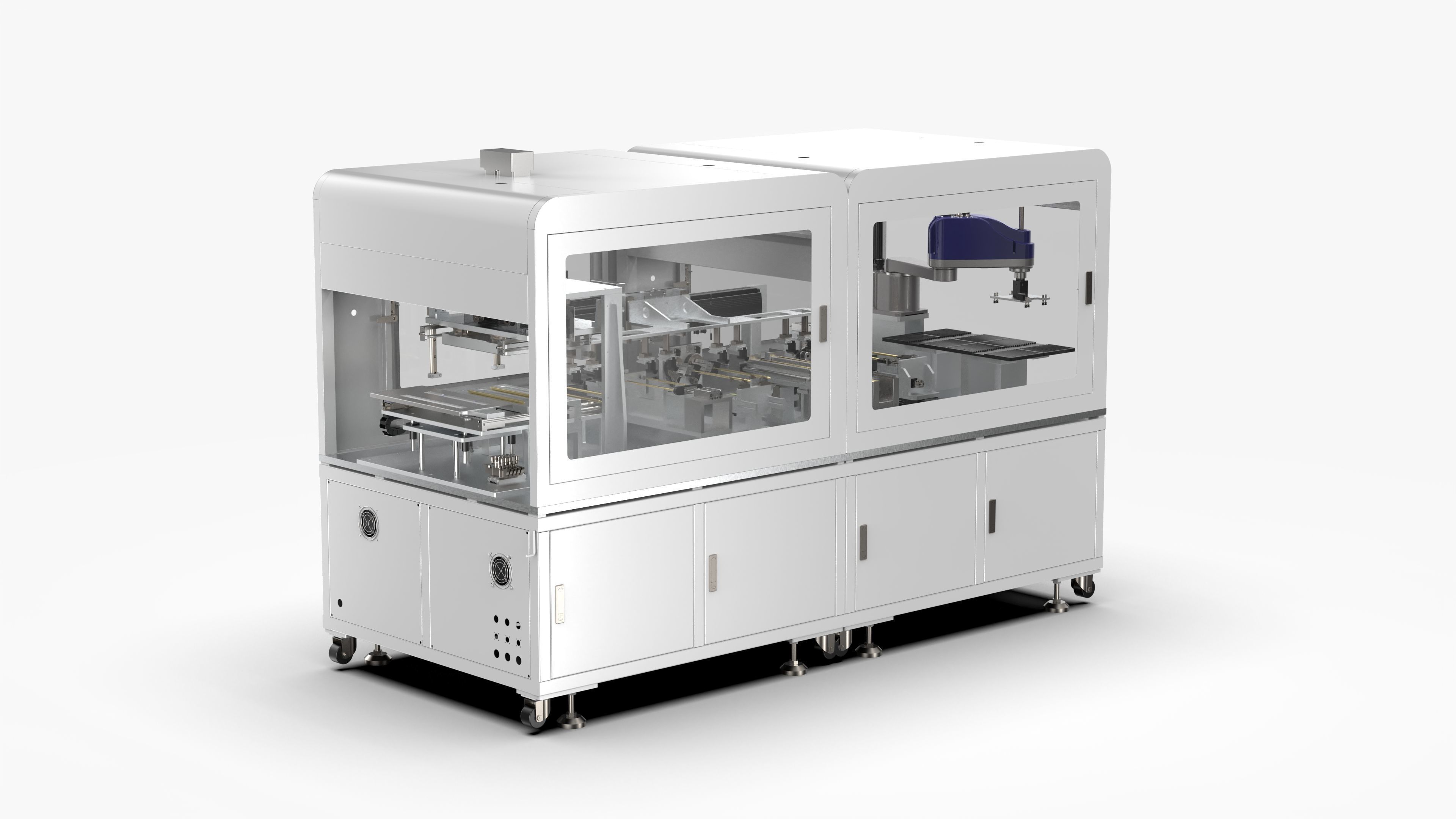 Automatic Copper Tube Full Circle Detection and Oiling Machine 3D model_1