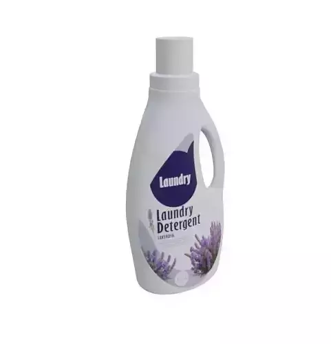 Laundry detergents  Low-poly 3D model
