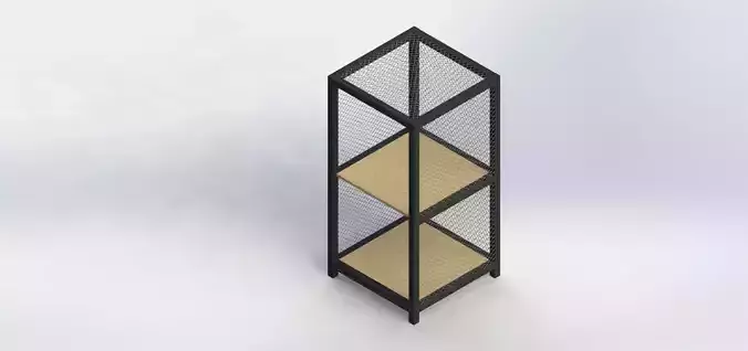 Industrial Wire Mesh Pedestal