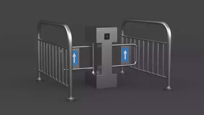 Turnstile Gate 3D model