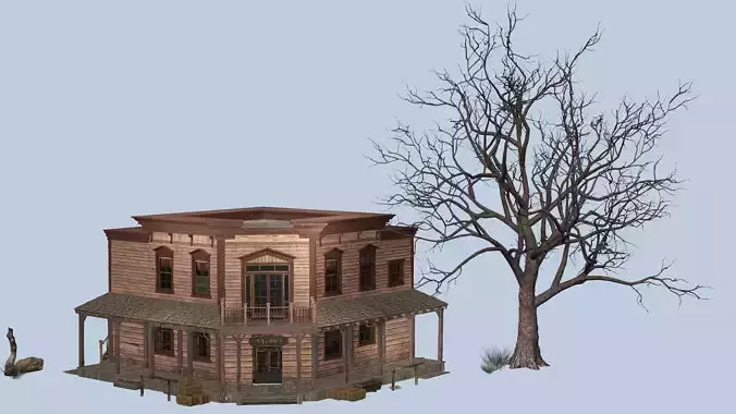 Medieval Fantasy House - 07 Low Poly 3D model Low-poly 3D model