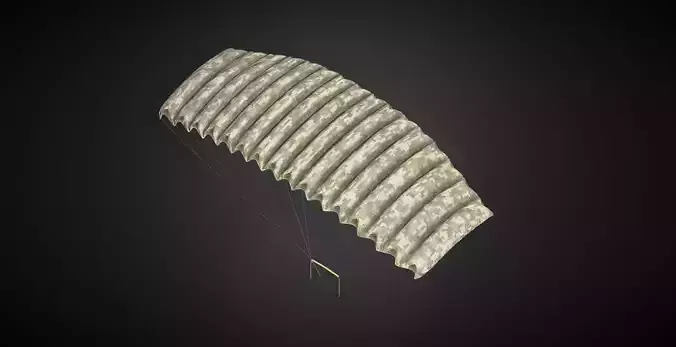 Parachute PBR Lowpoly