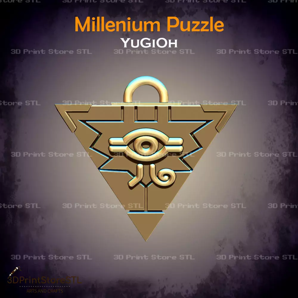 Millennium Puzzle Cosplay Yugioh - STL File 3D print model_0