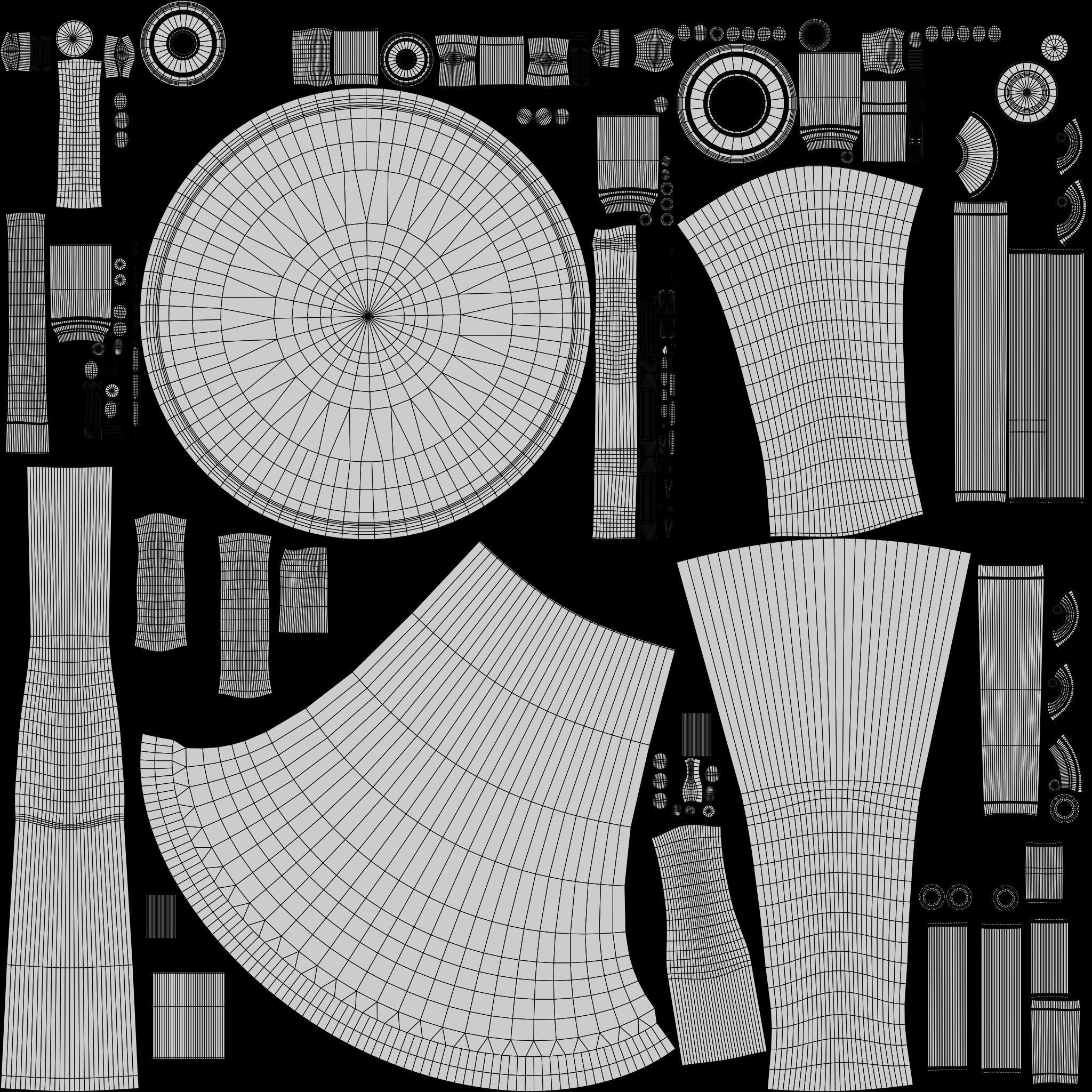 Tuba Three Materials Brass Copper and Silver 3D model_23