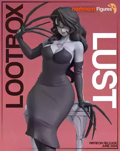 Lust from Fullmetal Alchemist  3D print model
