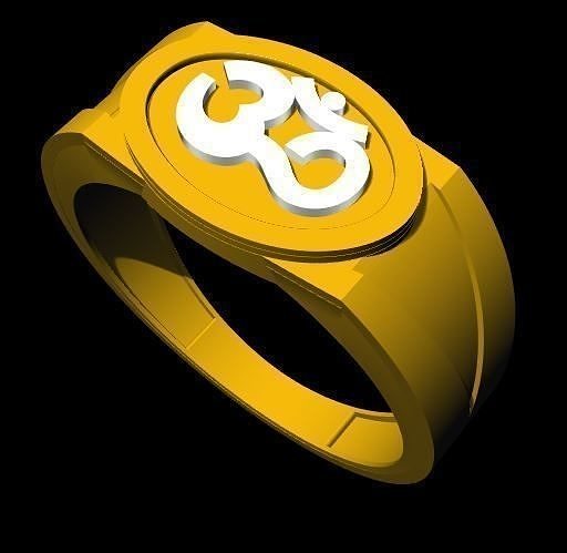 om ring 3dm file 3D print model