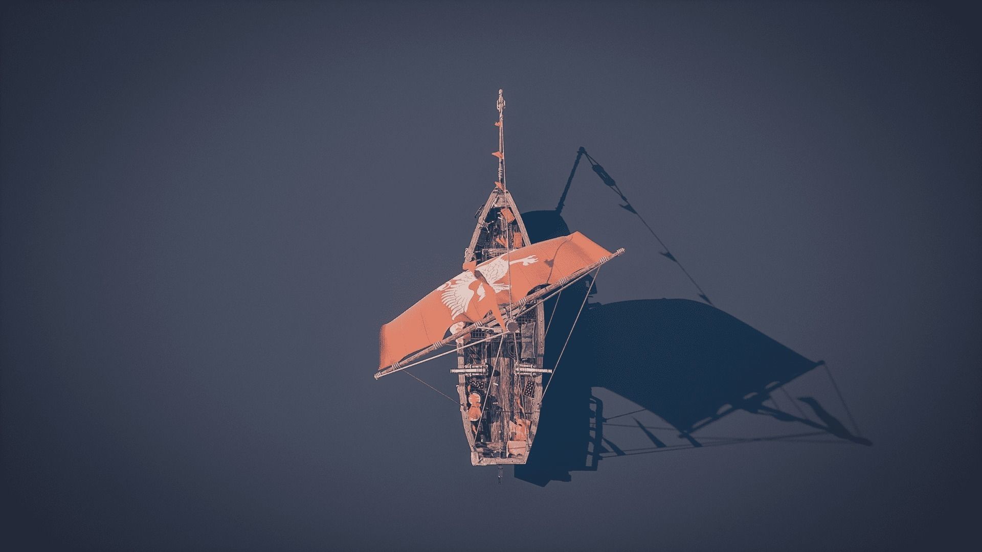 Ship Sloop AgeOfDiscoveryShipsCollection Low-poly 3D model_3