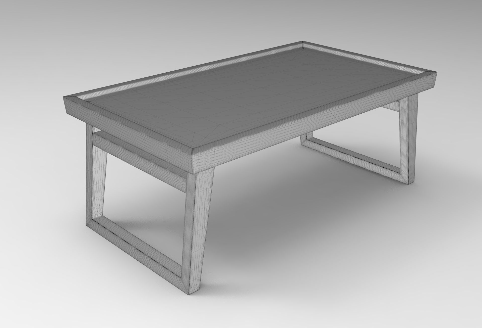 Sire Tray Low-poly 3D model_5