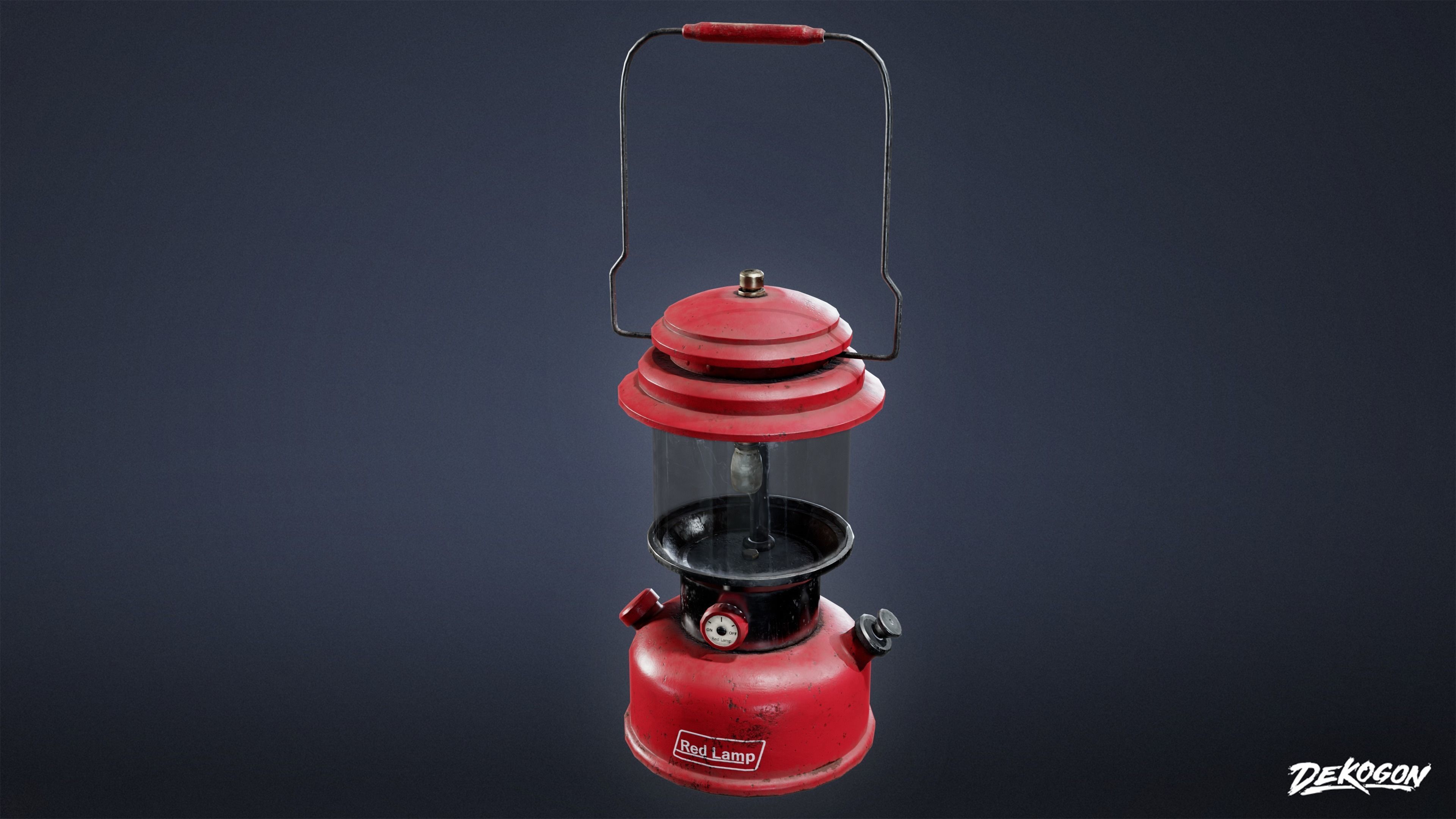 CAMPING - Lantern 01 - LOW POLY Low-poly 3D model_1