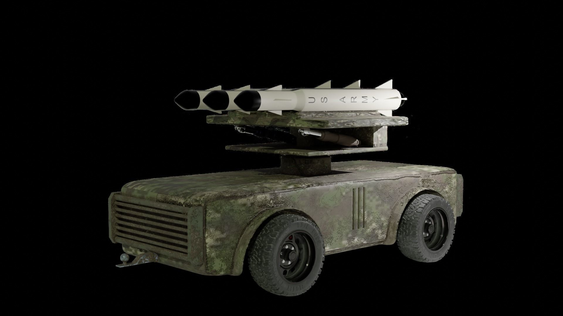 Rocket Launcher 3D model_1