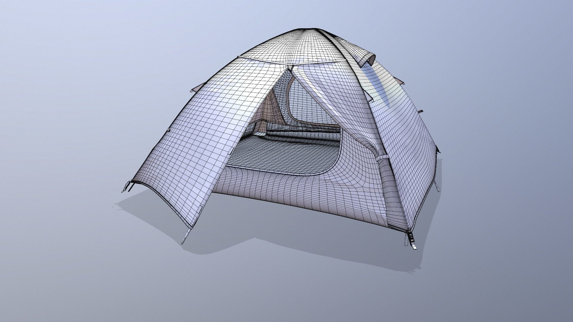Camping Tent 3D model_11