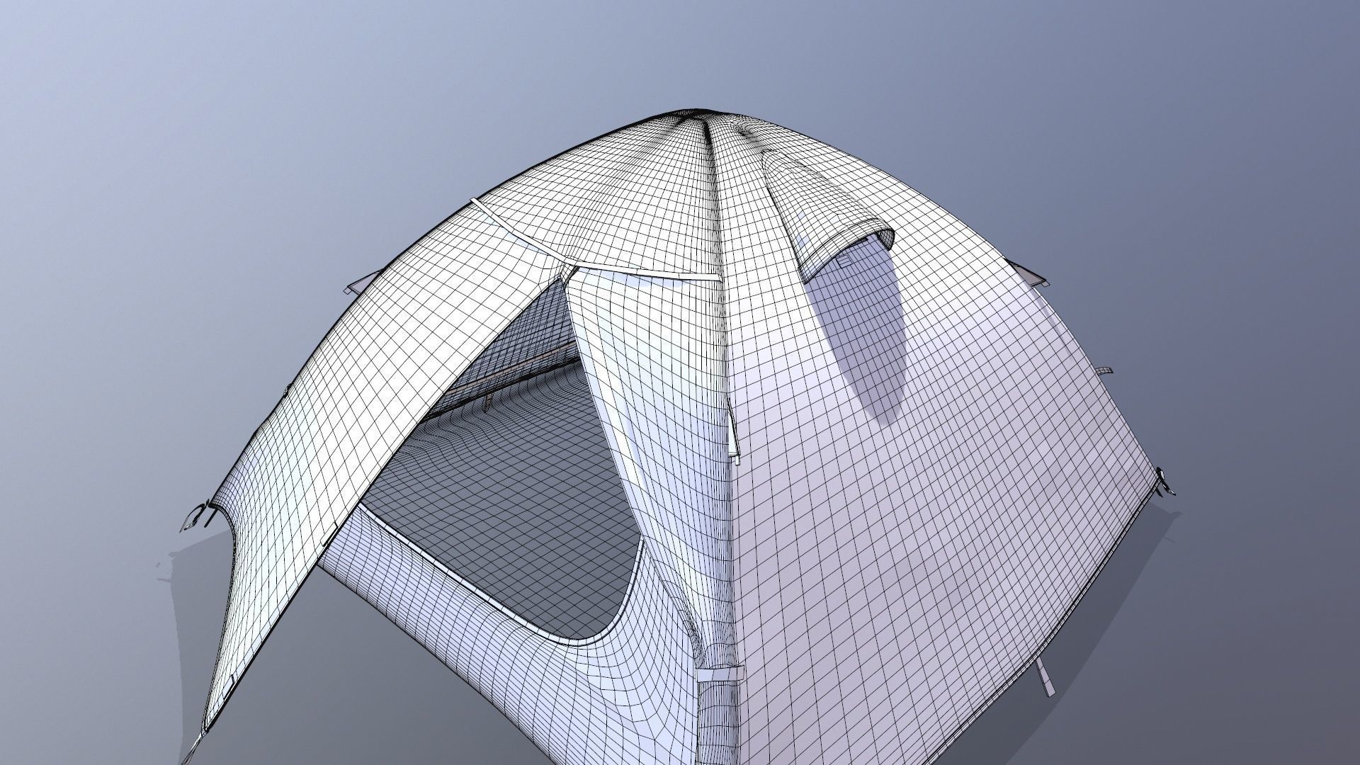 Camping Tent 3D model_10