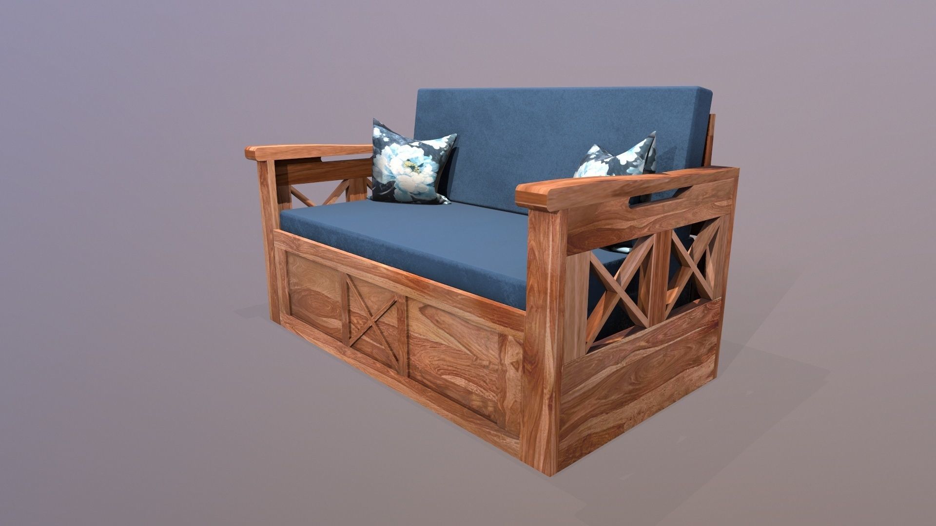 Designer Sofa for Office Lounge 3D model_2