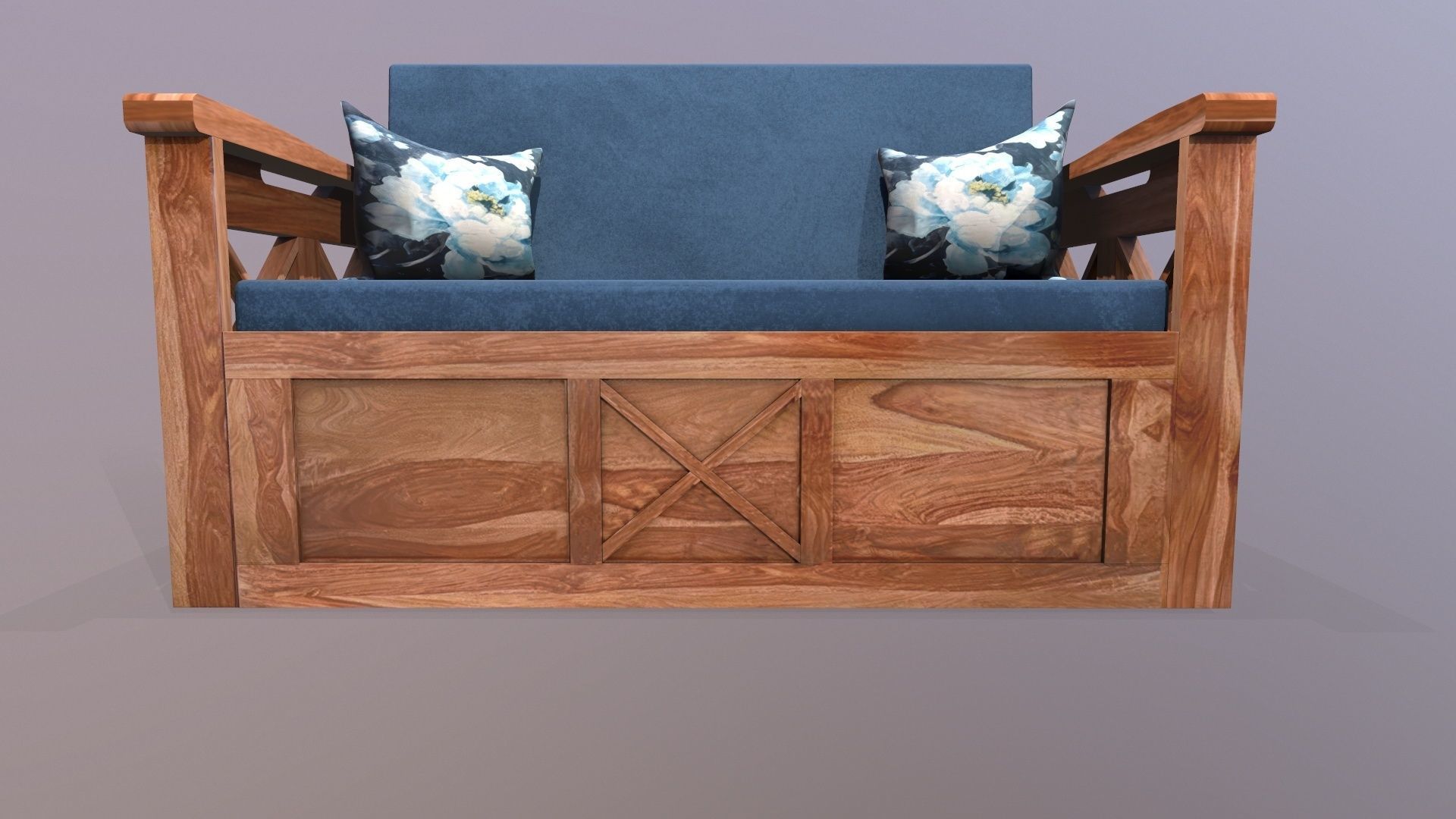 Designer Sofa for Office Lounge 3D model_4