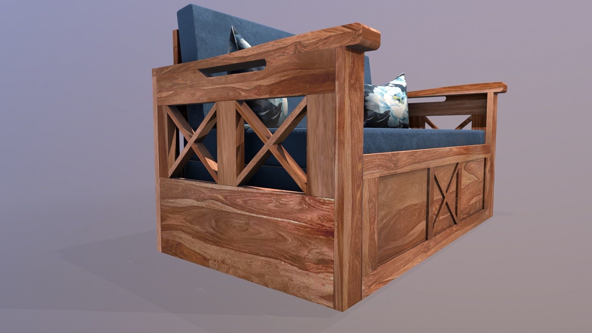 Designer Sofa for Office Lounge 3D model_5