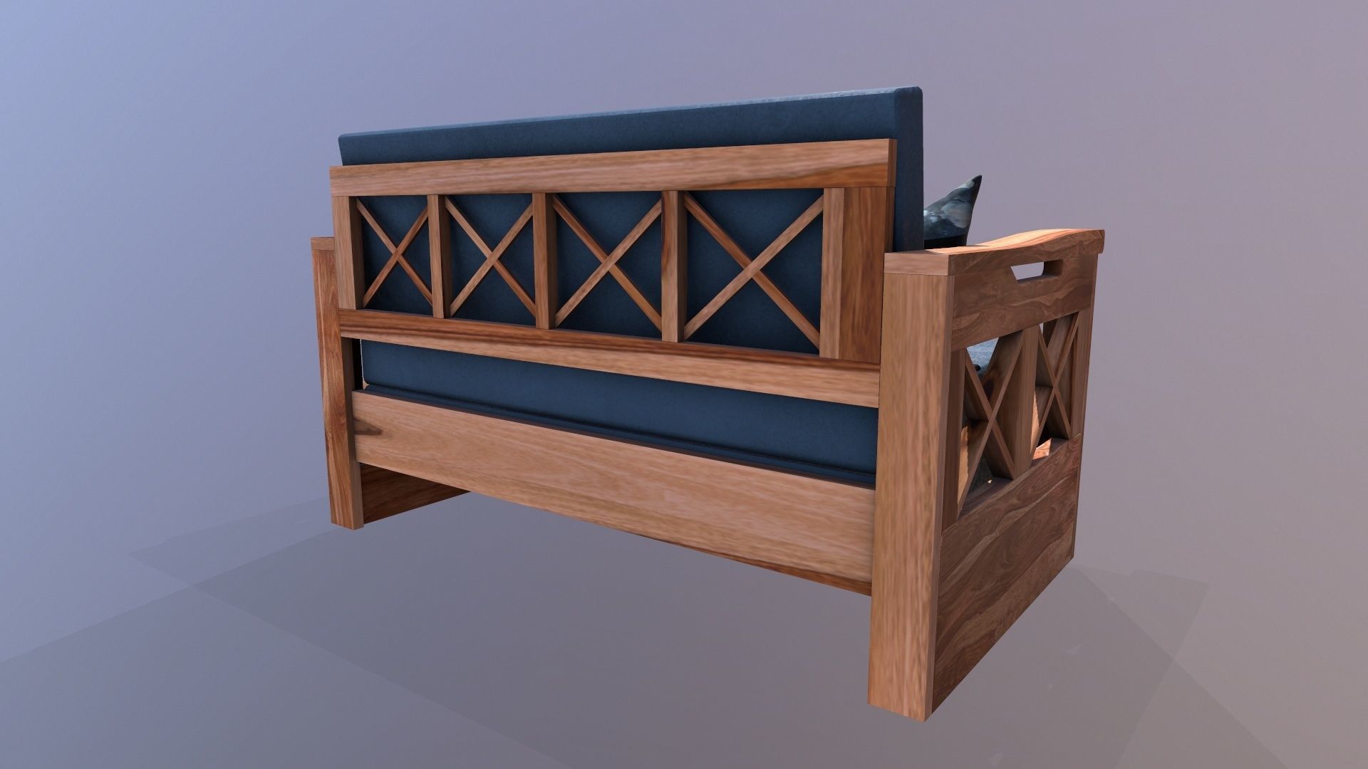 Designer Sofa for Office Lounge 3D model_7