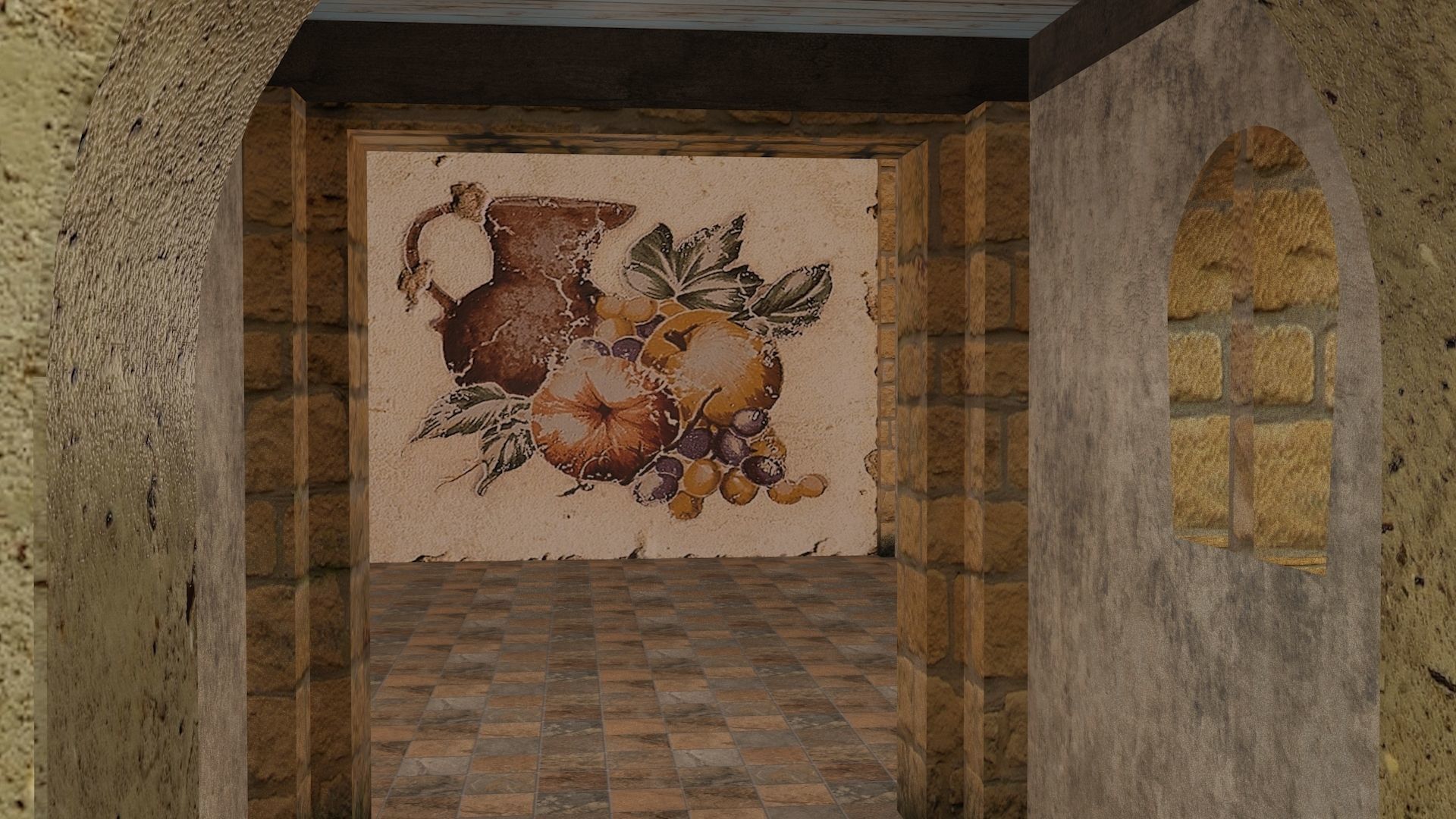 Medieval house 3D model_7