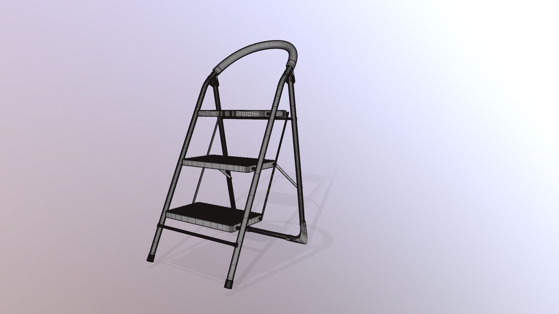 Ladder 3D model_12