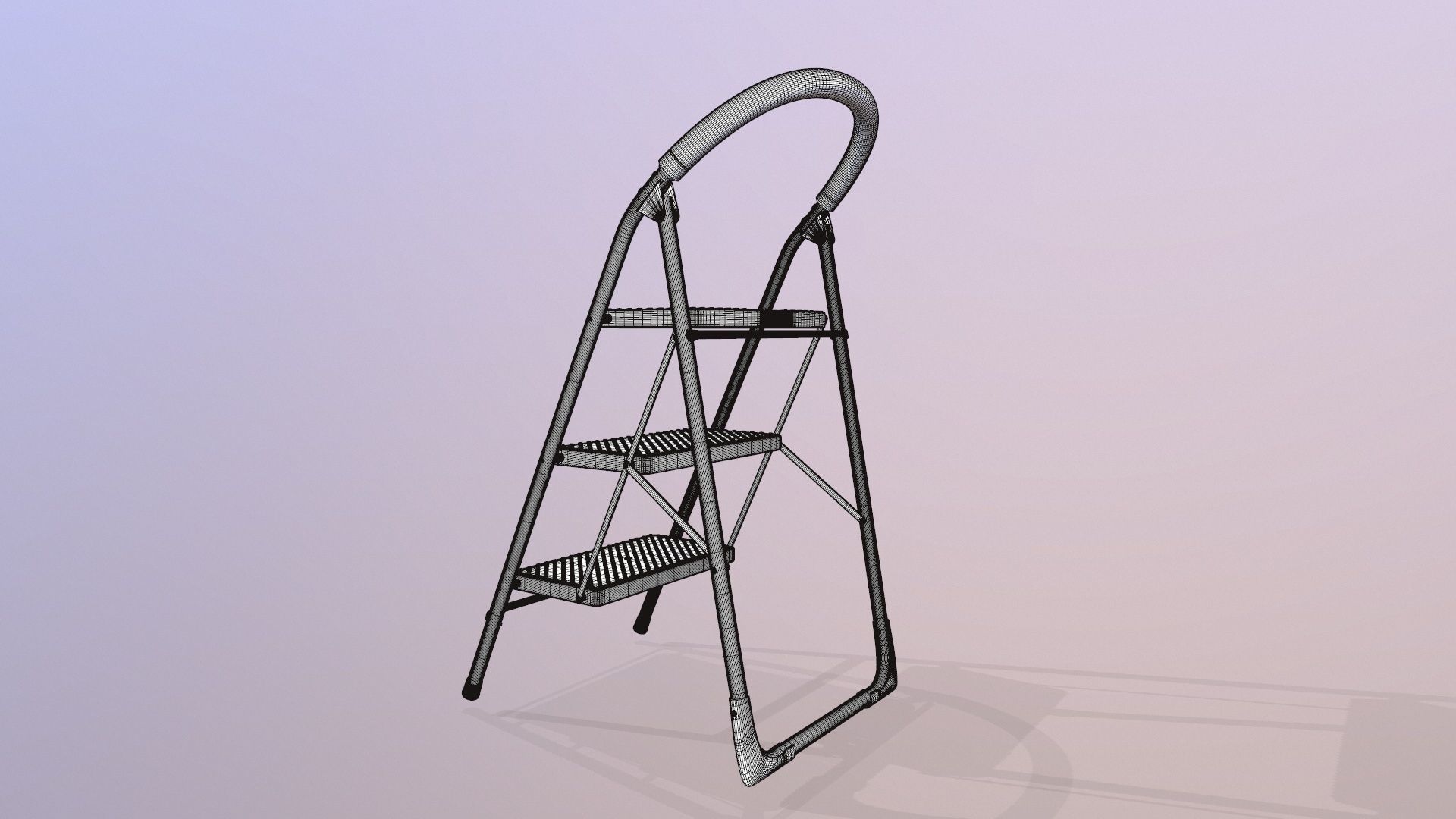 Ladder 3D model_11