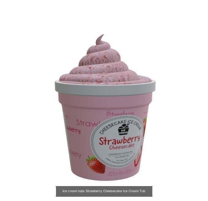 Ice cream tube 3D Model Collection_1