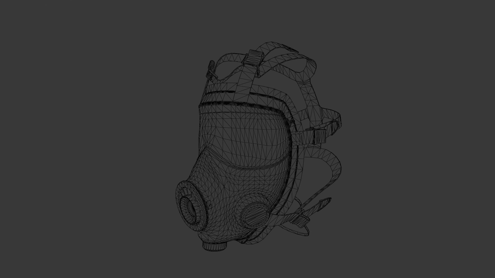 Mask 3D Model Low-poly 3D model_8