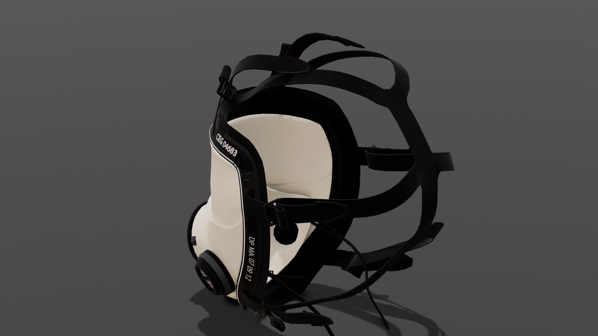 Mask 3D Model Low-poly 3D model_4