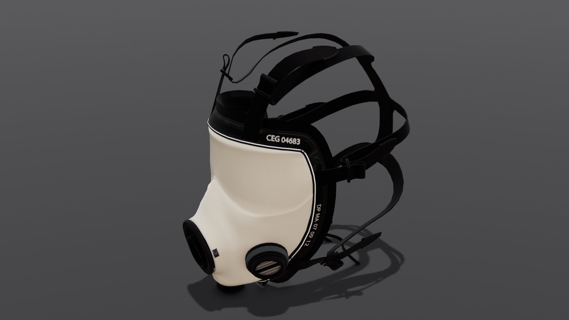 Mask 3D Model Low-poly 3D model_1