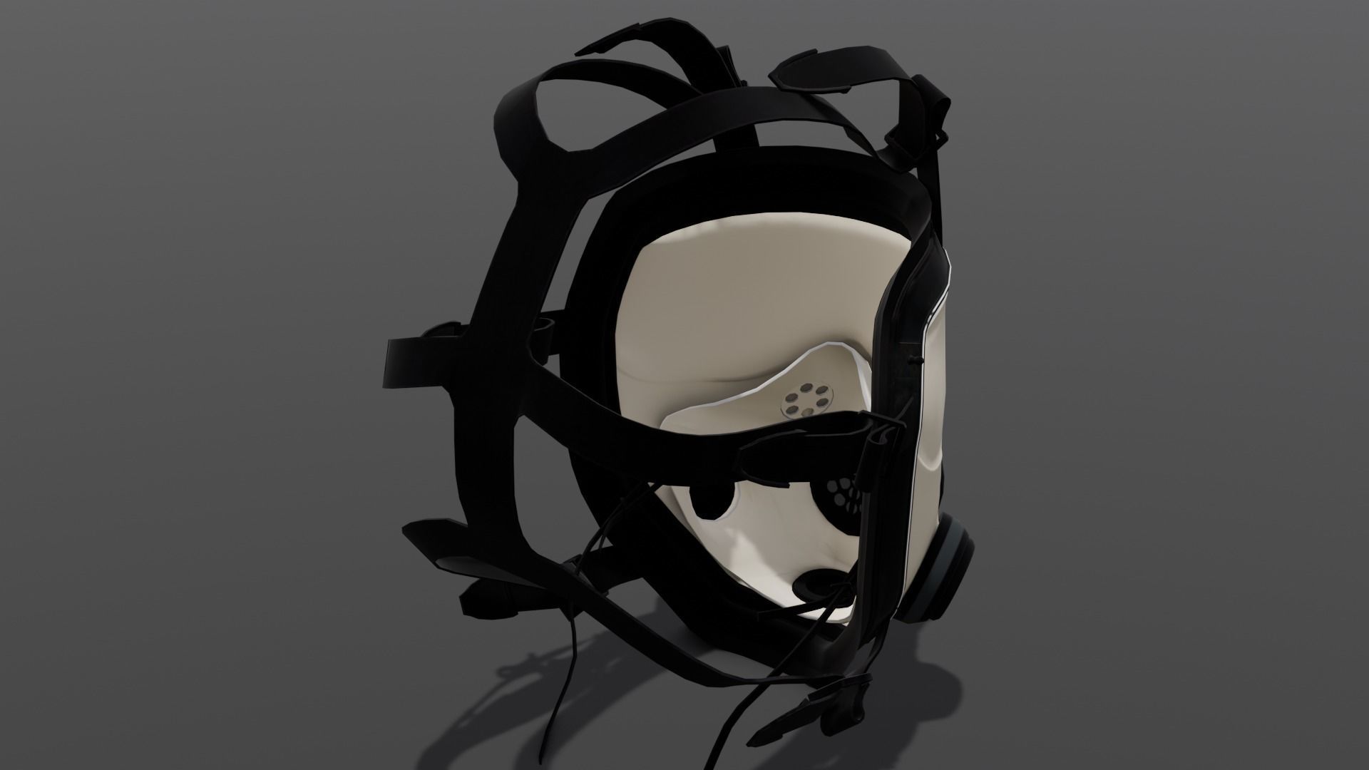 Mask 3D Model Low-poly 3D model_2