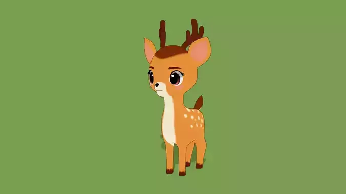 Stylized Toon Deer