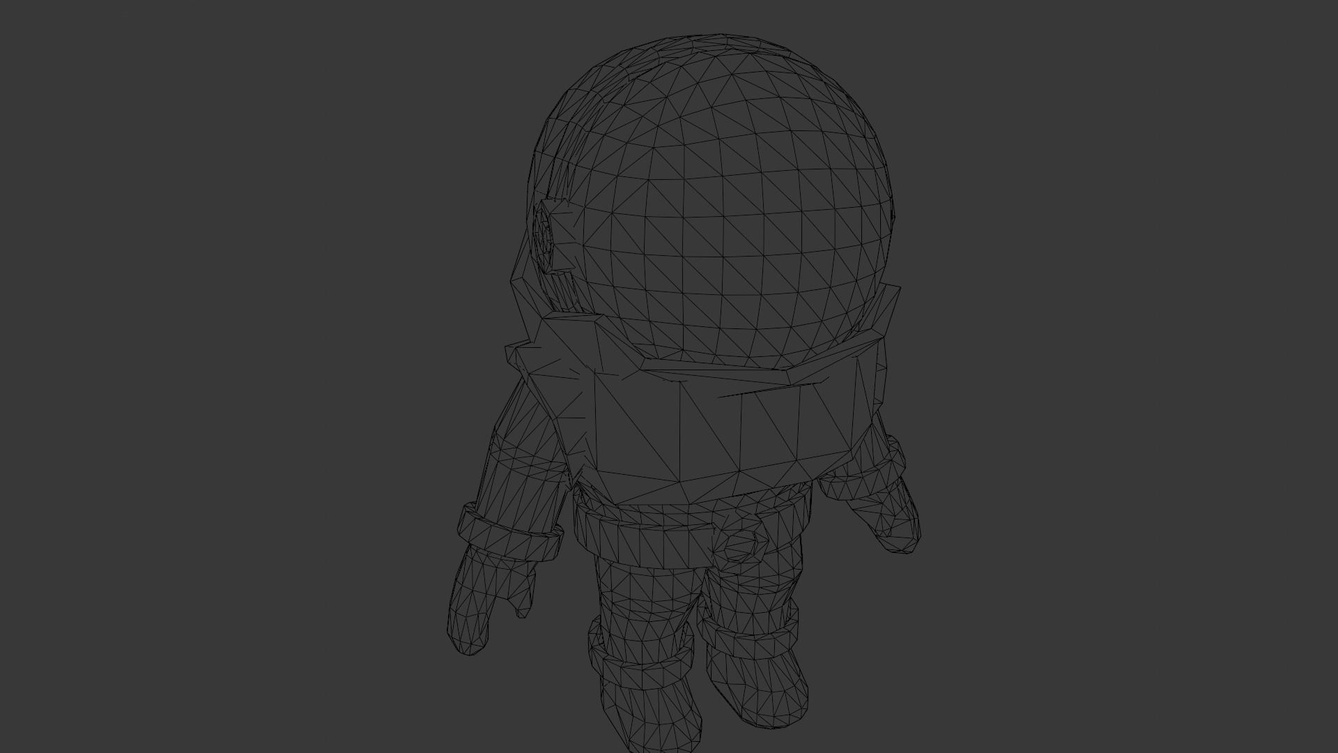  Astronaut Animated Rigged 3D model Low-poly 3D model_9