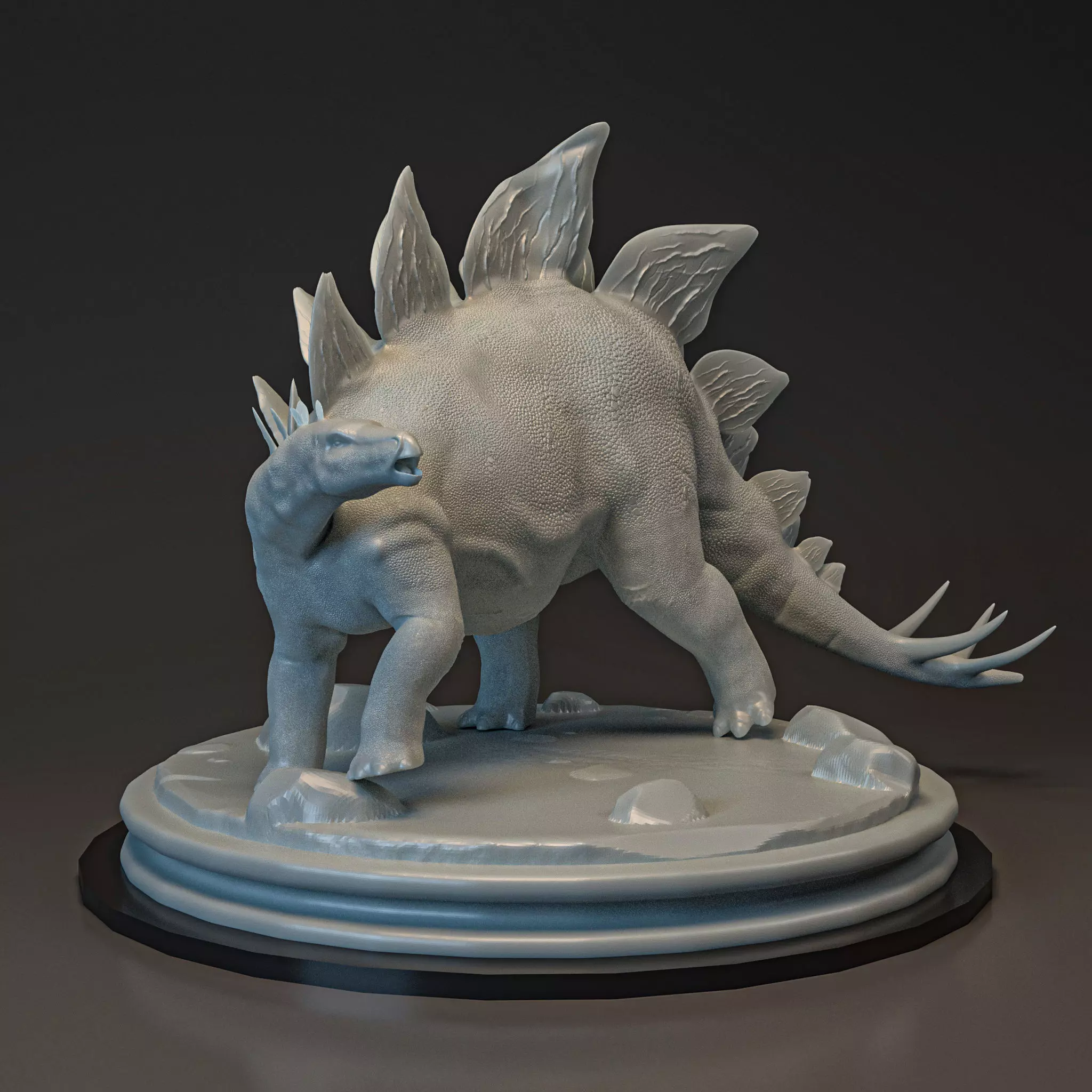 Stegosaurus-armatus-Dinosaur 3D print model_0