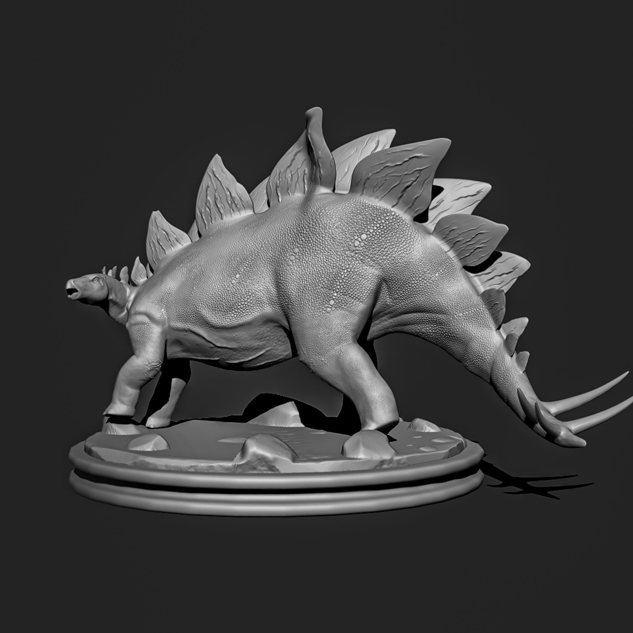 Stegosaurus-armatus-Dinosaur 3D print model_6
