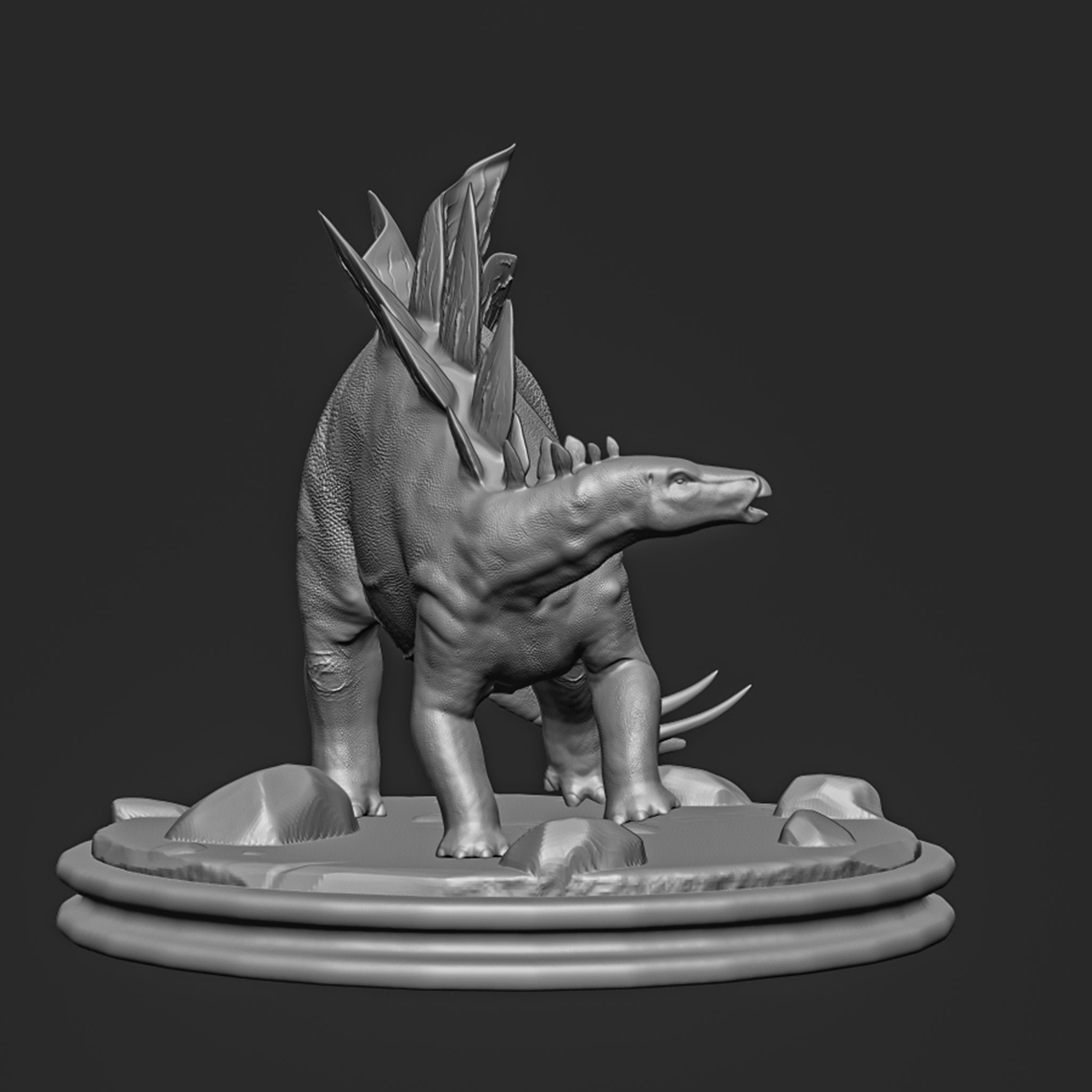 Stegosaurus-armatus-Dinosaur 3D print model_10
