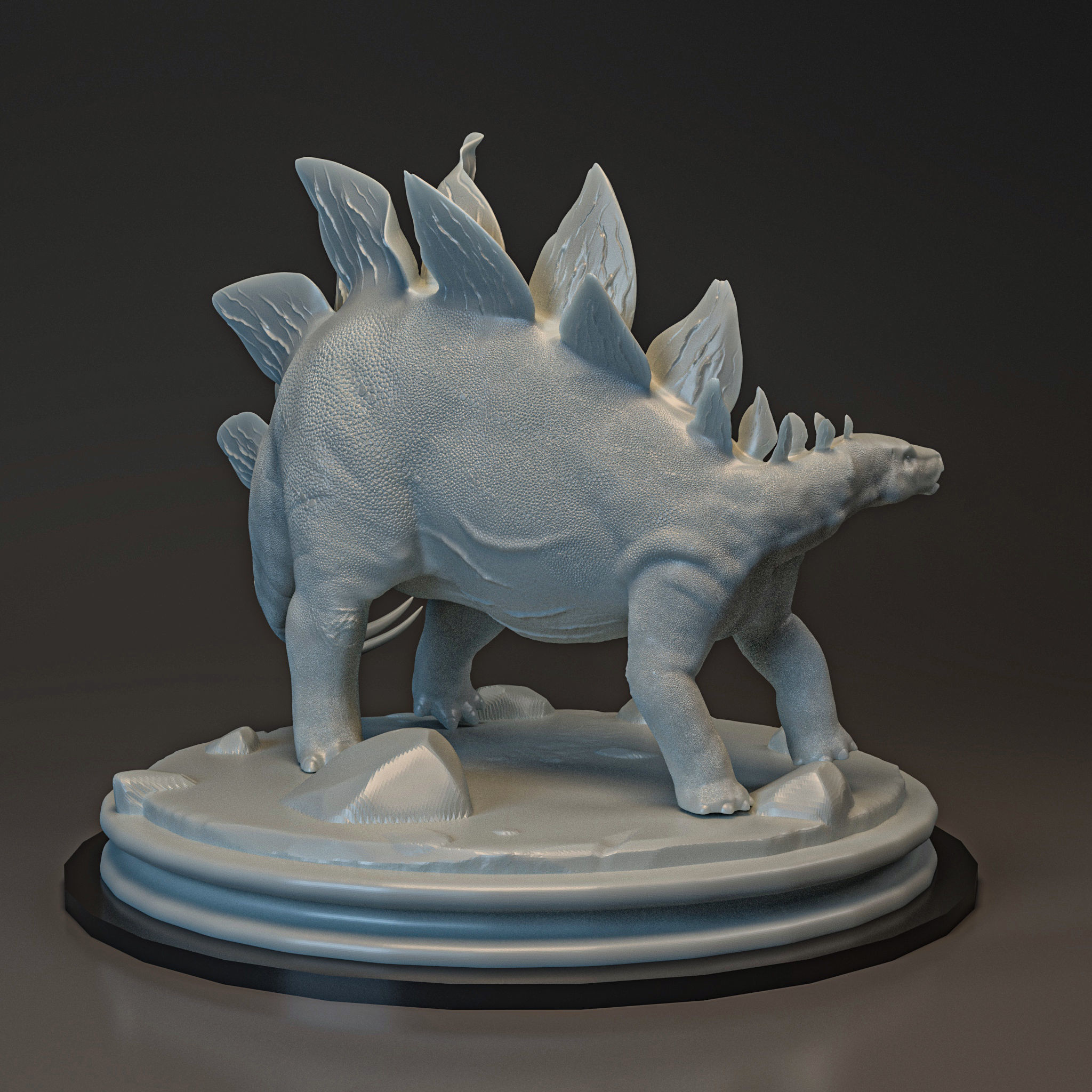 Stegosaurus-armatus-Dinosaur 3D print model_2