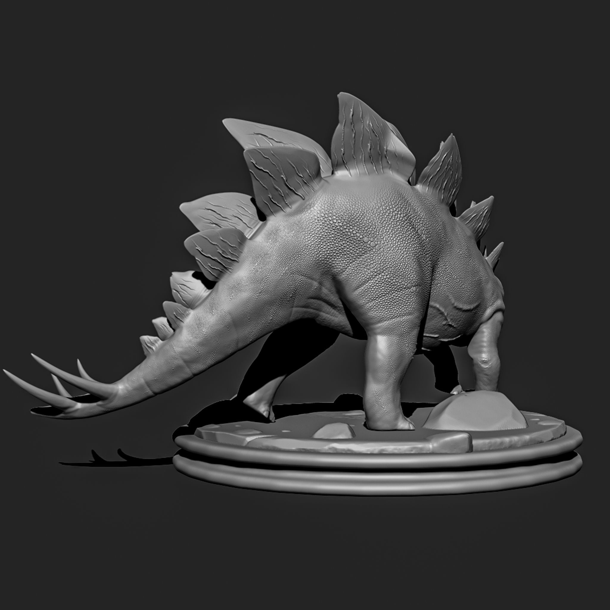 Stegosaurus-armatus-Dinosaur 3D print model_8